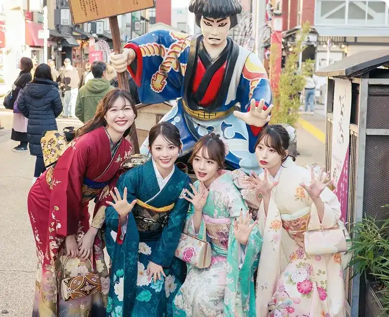 浅草の街並みロケーション