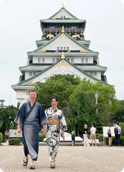 大阪道頓堀和服外景拍攝範例