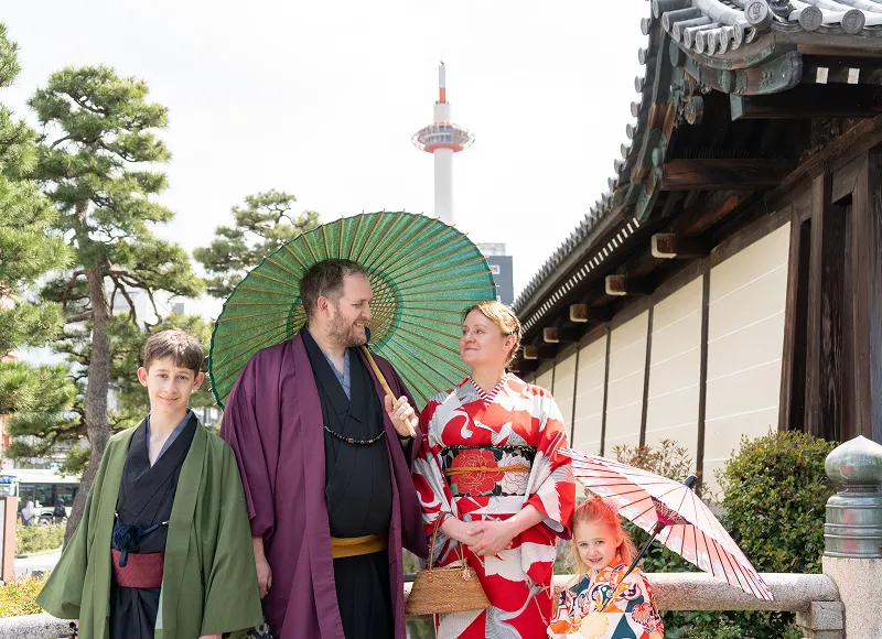 京都駅周辺×着物撮影サービス