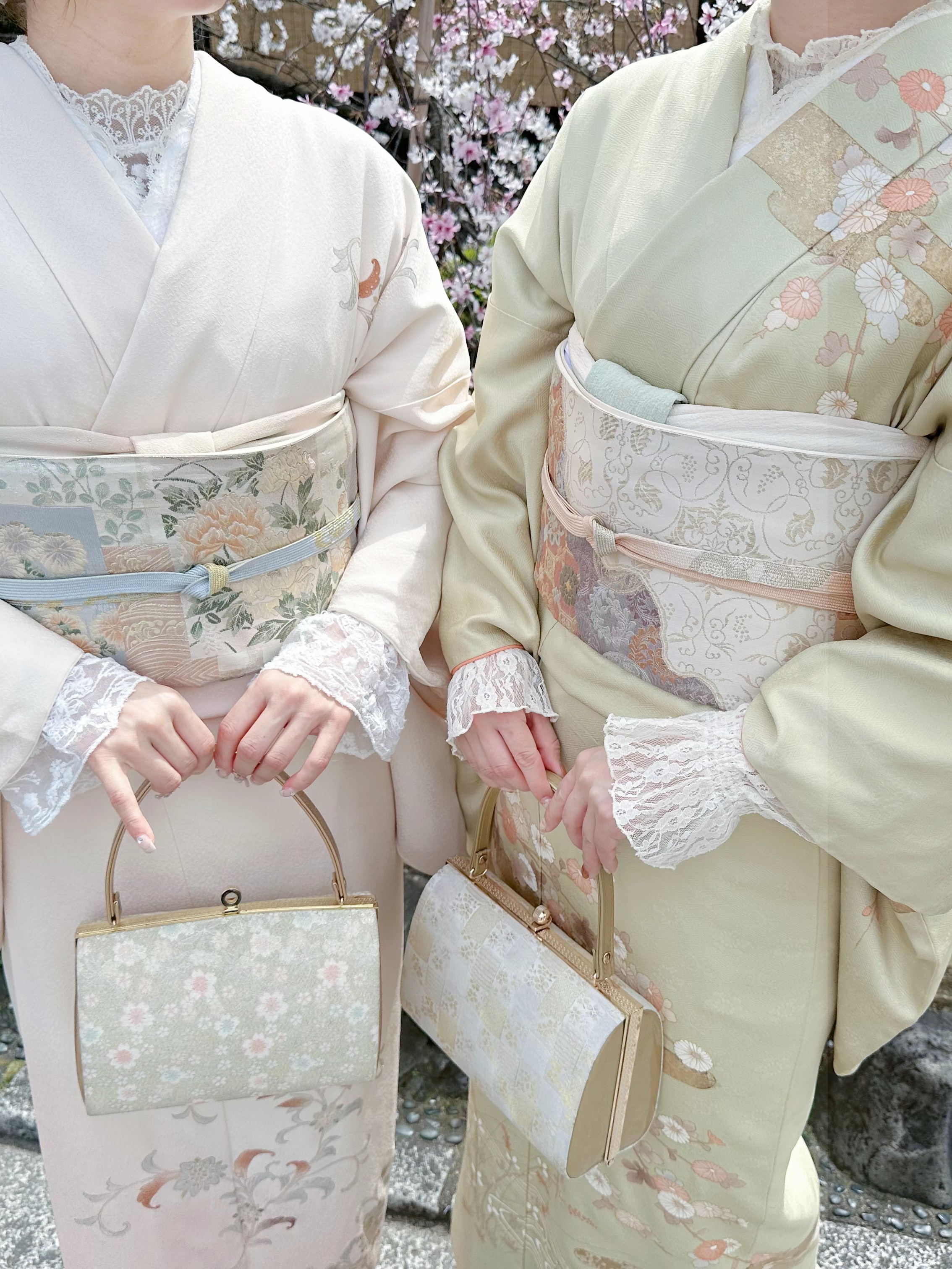 レトロモダン訪問着