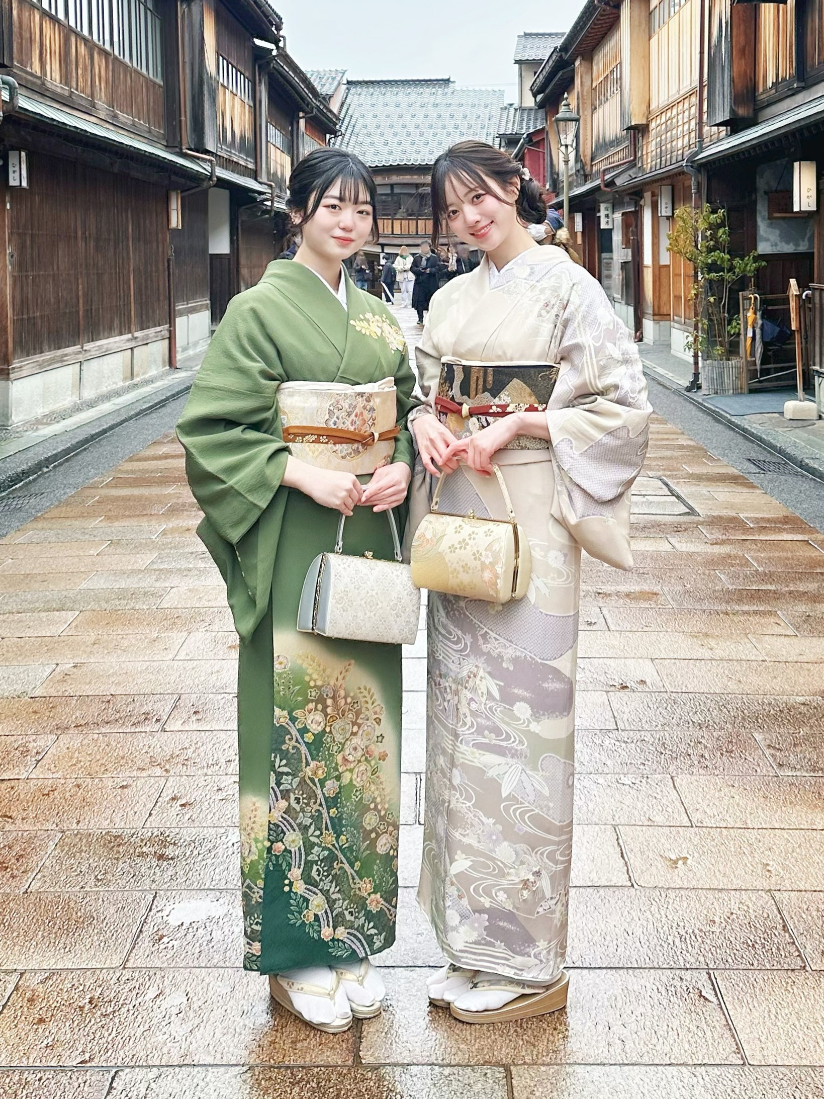 レトロモダン訪問着