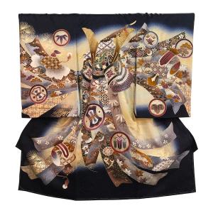 暈したたき染め地紋・兜に束ね熨斗