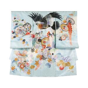 右に鼓背に鷹と貝桶