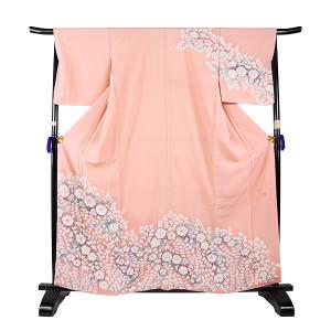 辻が花・尽きぬ想い・ピンク