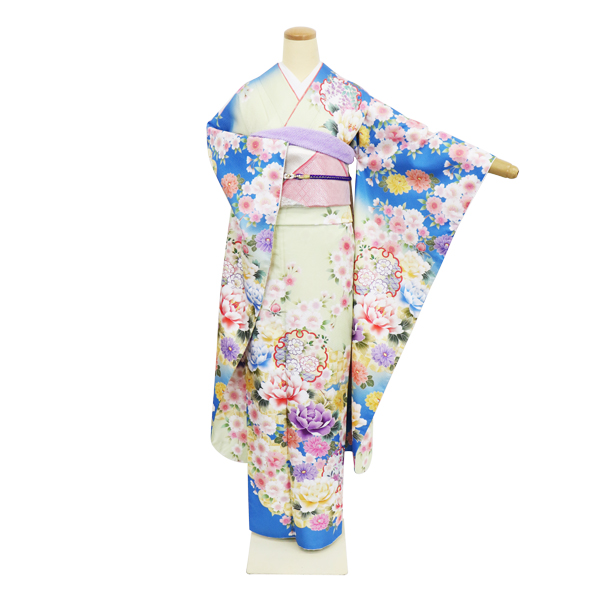 しだれ桜・青