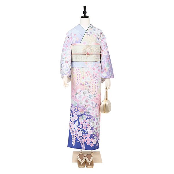辻が花-幻想-(淡藤色)