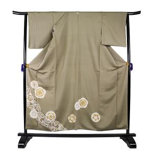 華文・軽やかな華文・グレー/緑