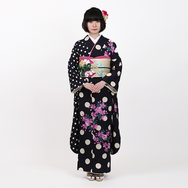 ドット桜・紺