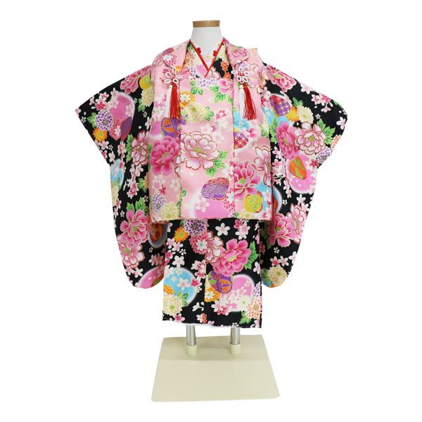 蛤紋に百花・天上の慶び