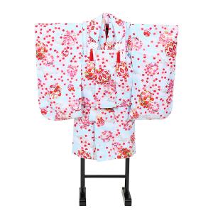 華紋・桜・小さきもの・ピンク/水色