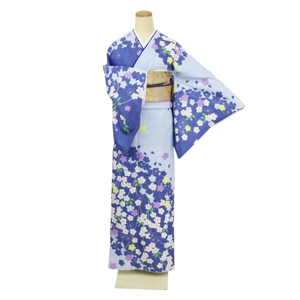 降り注ぐ桜(瑠璃紺)