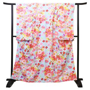 桜・華々しい桜・ピンク/水色