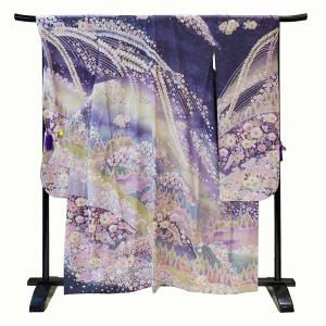 四季草花・舞い踊る花々・紫