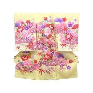 羽子板にこま・黄色