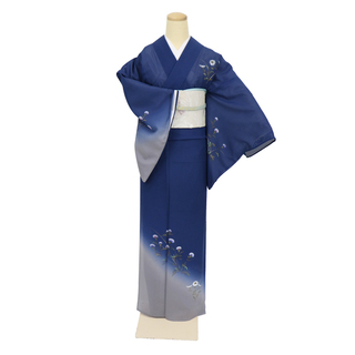 宵の花(瑠璃紺)(夏物)