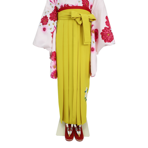 椿刺繍・からし色