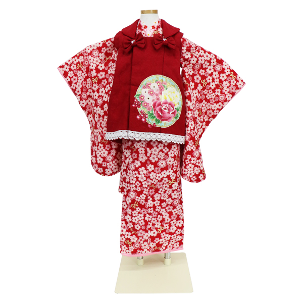 溢れる桜(赤)