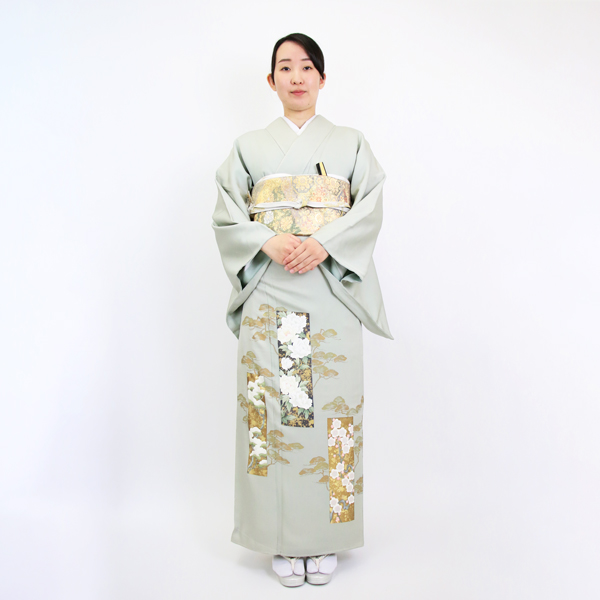 松竹梅と花色紙