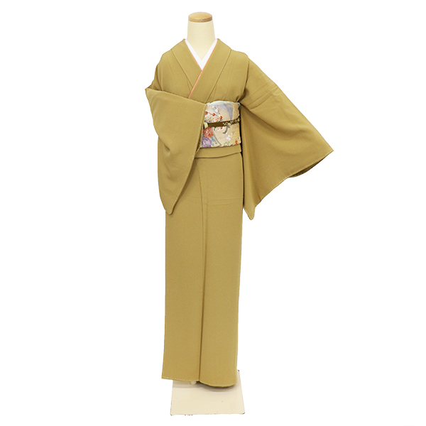 鶯の一つ紋（黄土色）