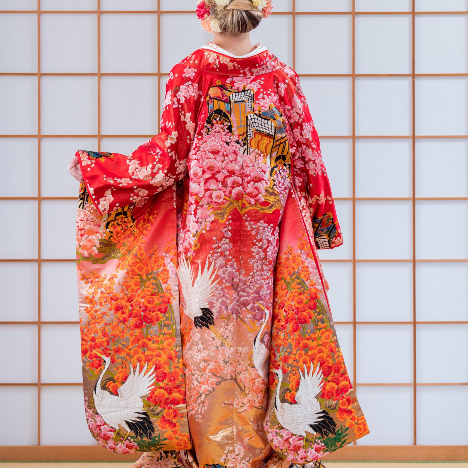 梅の花咲く