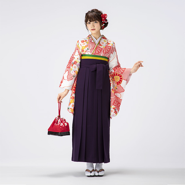 花絞りと四季花ブーケ・赤