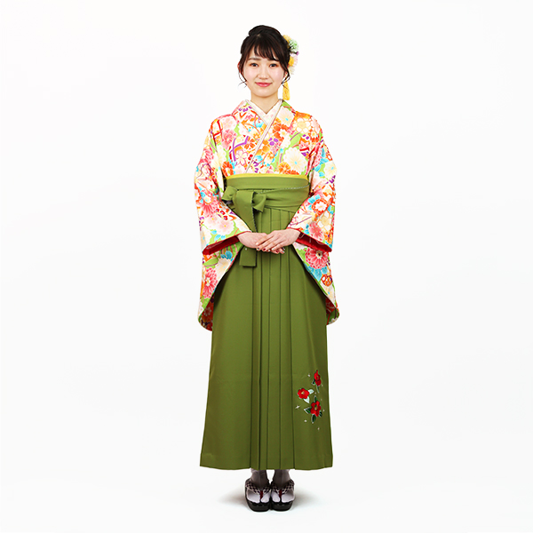 桜花爛漫・黄緑