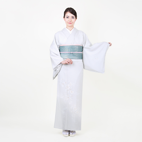 夏のやさしい草華(紗合わせ)